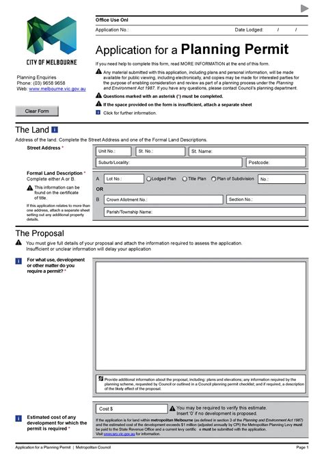 How to apply for a planning permit .